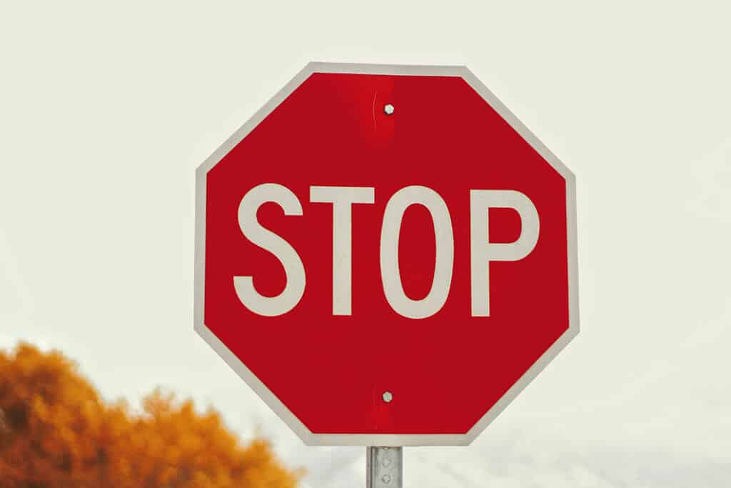 Stop Verkeersbord Parkeren Ophouden Stilte Stilstaan Verstillen Gedachten